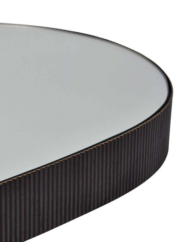 Libra Interiors Brown Organic Metal Framed Mirror - Image 5 of 5