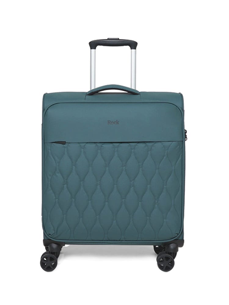 Rock Luggage Blue Ember 8 Wheel Hardshell Suitcase - Image 2 of 5 Rock Luggage Blue Ember 8 Wheel Hardshell Suitcase - Image 2 of 5