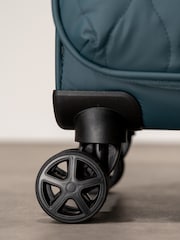 Rock Luggage Blue Ember 8 Wheel Hardshell Suitcase - Image 3 of 5