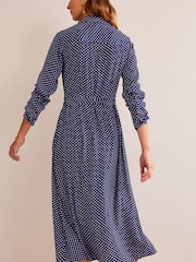 Boden Blue Kate Midi Shirt Dress - Image 2 of 5