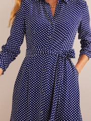 Boden Blue Kate Midi Shirt Dress - Image 4 of 5