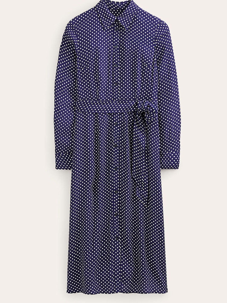 Boden Blue Kate Midi Shirt Dress - Image 5 of 5 Boden Blue Kate Midi Shirt Dress - Image 5 of 5