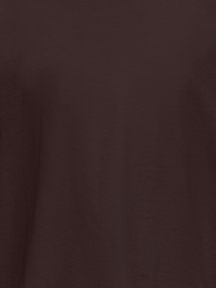 ONLY KIDS Brown Short Sleeved Assymetric Lace T-Shirt - Image 3 of 3
