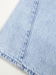 Abercrombie & Fitch Blue Low Rise Baggy Wide Leg Denim 100% Cotton Jeans - Image 5 of 5