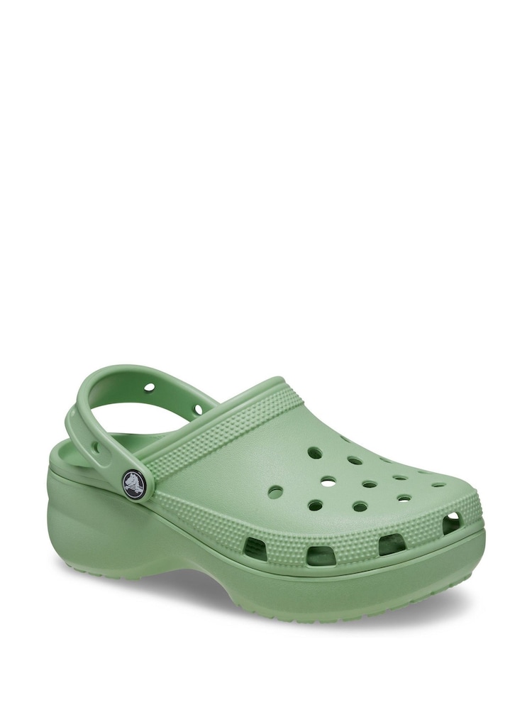 Зеленый - Crocs классические сабо на платформе - Изображение 1 из 4