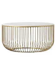 Gallery Home Gold Reno Round Coffee Table - Image 3 of 3
