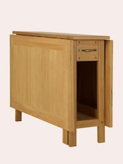 Laura Ashley Oak Milton 4-6 Seater Drop Leaf Dining Table - Image 8 of 8