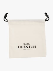 COACH Gold Tone Signature Quilted Band Ring - Image 3 of 3