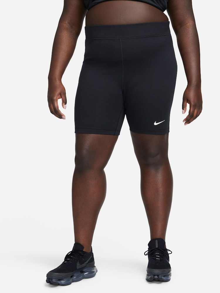 Nike Curve Sportswear Classics Hochtaillierte 8" Radlerhosen - Bild 1 von 6