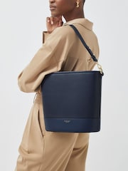 Radley London Medium Blue Montgomery Square Open-Top Shoulder Bag - Image 1 of 5