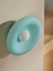 MADE.COM Light Blue Uriel Wall Light - Image 2 of 3