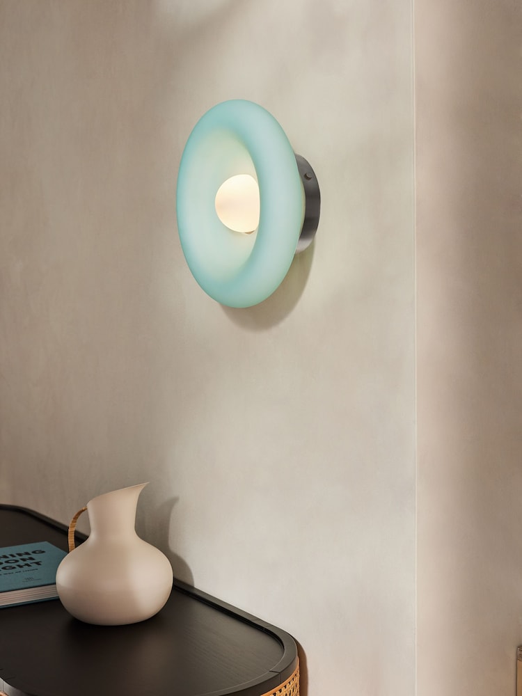 MADE.COM Light Blue Uriel Wall Light - Image 3 of 3