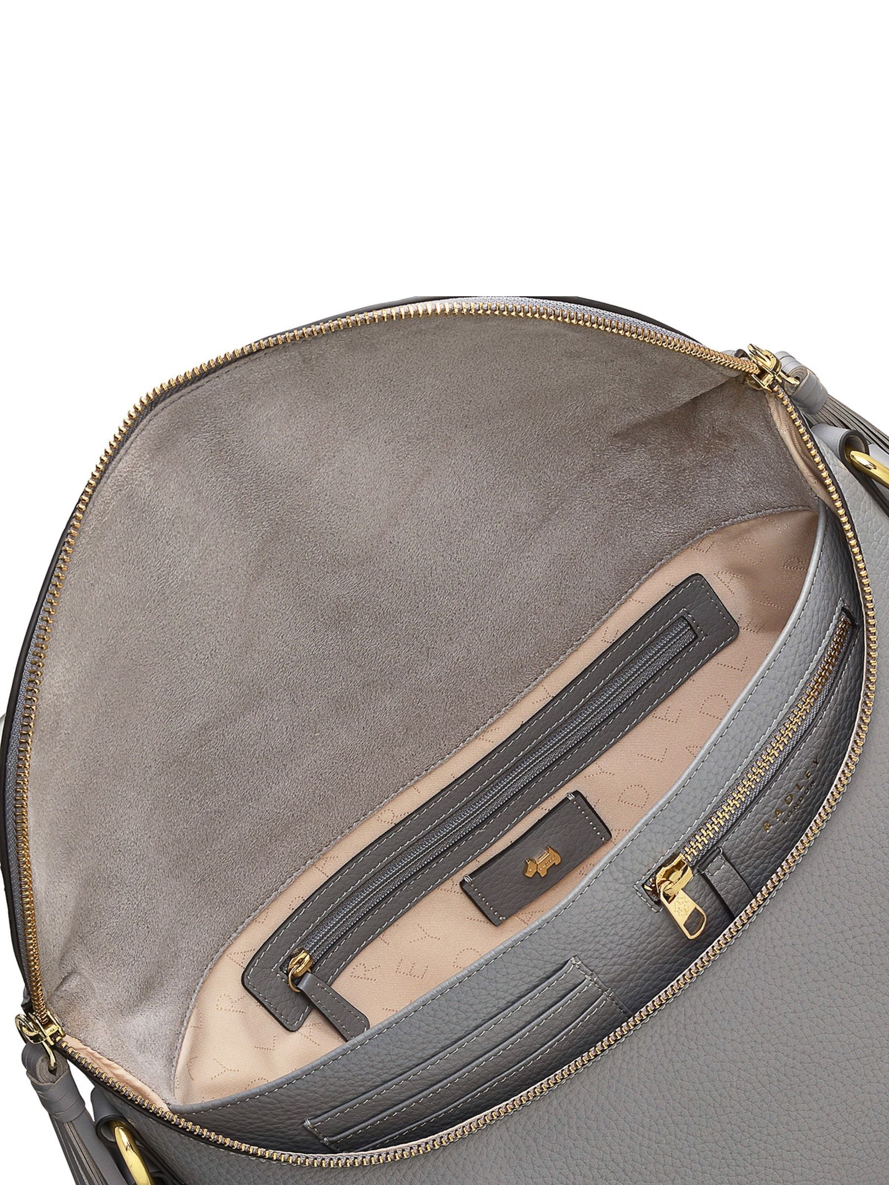 Buy Radley London Medium Grey Milligan Street Zip Around Shoulder Bag from Next Ireland
