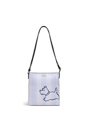 Radley London Small Palace Gardens Stripe Ziptop White Cross-Body Bag - Image 2 of 5