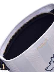 Radley London Small Palace Gardens Stripe Ziptop White Cross-Body Bag - Image 4 of 5