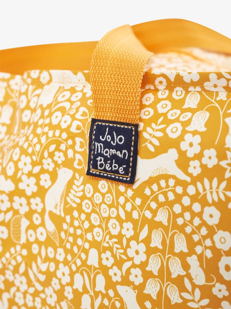 JoJo Maman Bébé Mustard Woodland Enormous Storage Bag - Image 2 of 2 JoJo Maman Bébé Mustard Woodland Enormous Storage Bag - Image 2 of 2