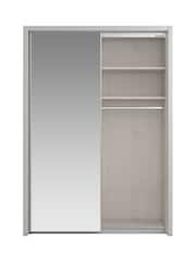 Wiemann Grey Peyton Mirror Sliding 1.6m Sliding Semi Fitted Wardrobe - Image 1 of 6