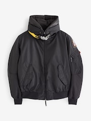 Parajumpers Gobi Hooded Bomber Black Jacket - Image 1 of 3