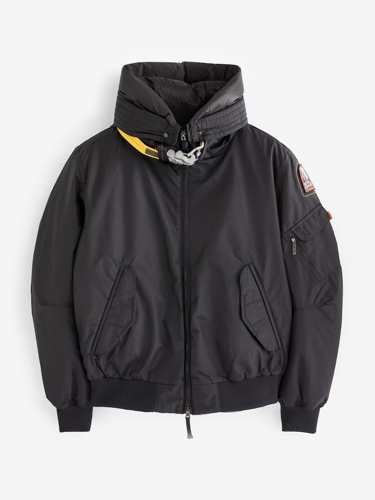 Parajumpers Gobi Hooded Bomber Black Jacket - Image 1 of 3