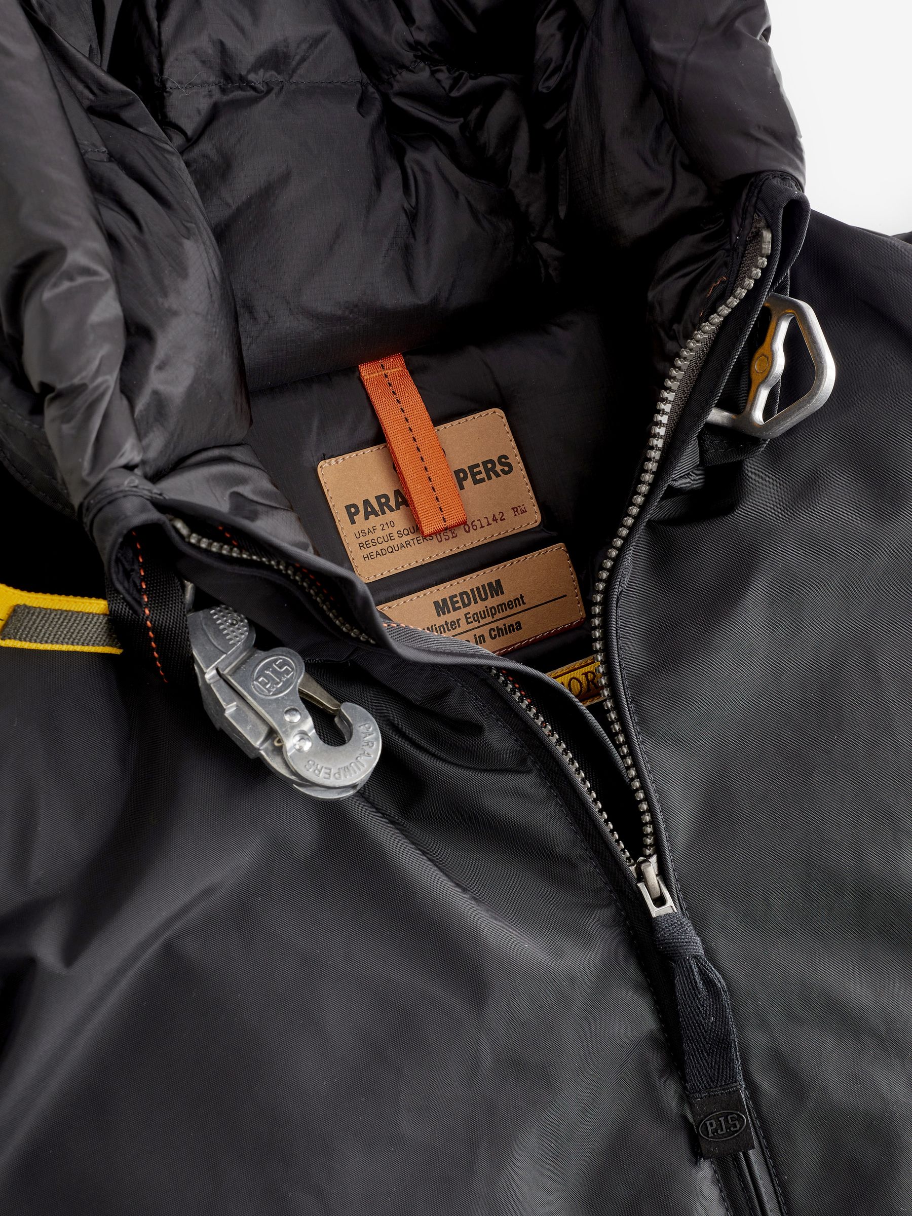 Buy Parajumpers Gobi Hooded Bomber Black Jacket from Next Turkey