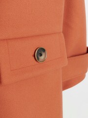 River Island Pink Short Swing Coat - Image 4 of 4