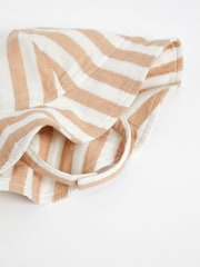 Neutral Stripe Wide Brim Stripe Baby Hat - Image 4 of 4