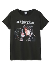 Amplified Grey MCR 3 Cheers 100% Cotton T-Shirt - Image 4 of 4