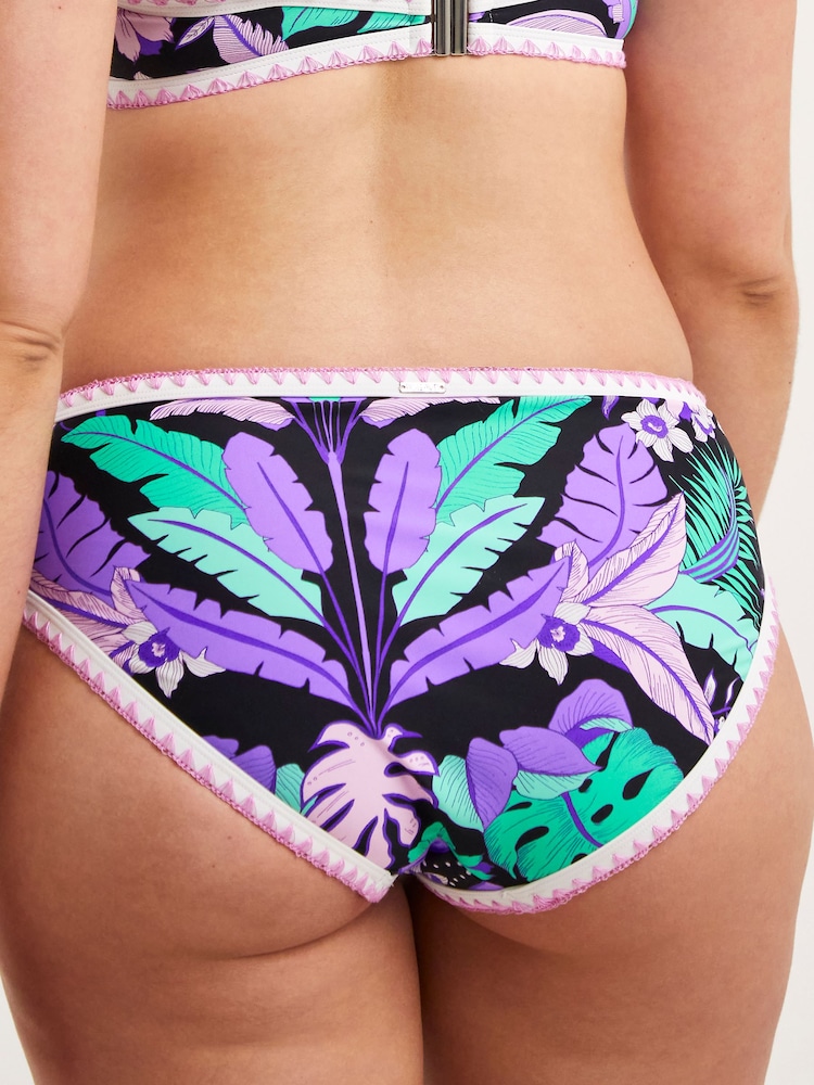 Figleaves Frida Purple Classic Bikini Briefs - Image 2 of 4