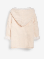 The Little Tailor Baby 100% Cotton Plush Lined Pixie Pram Coat - Image 3 of 5