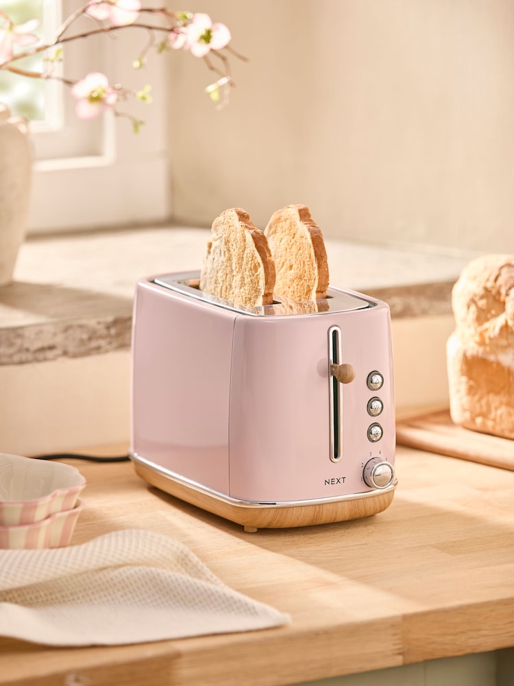 Pink Malvern 2 Slice Toaster - Image 1 of 5
