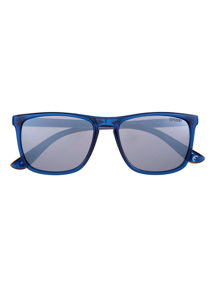 Superdry Navy Shockwave Sunglasses - Image 1 of 4