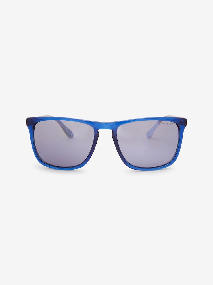 Superdry Navy Shockwave Sunglasses - Image 4 of 4