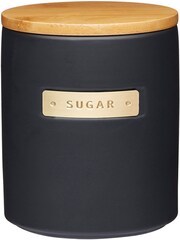 Masterclass Black Matt Black Ceramic Sugar Storage Jar - Image 6 of 9
