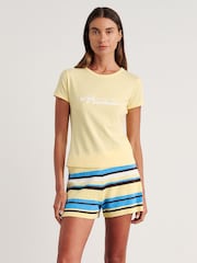 JAG Yellow Aston Baby Printed Logo T-Shirt - Image 4 of 7