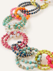 Accessorize Pink Beaded Loops Necklace - Image 2 of 2
