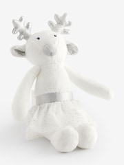 White Tutu Reindeer Plush Toy - Image 1 of 3