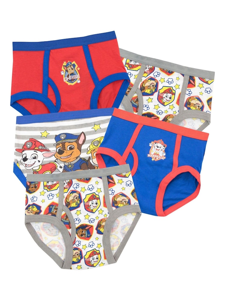 Kinder-Slips mit Charakter-Motiv aus Paw Patrol aus 100 % Baumwolle im 5er-Pack - Bild 1 von 5 Kinder-Slips mit Charakter-Motiv aus Paw Patrol aus 100 % Baumwolle im 5er-Pack - Bild 1 von 5