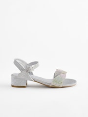 Silver Heeled Sandals - Image 3 of 7