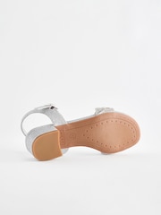 Silver Heeled Sandals - Image 4 of 7