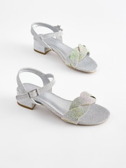 Silver Heeled Sandals - Image 5 of 7