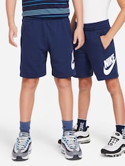 Nike Dark Grey Heather Club Fleece French Terry Shorts - Image 2 of 7