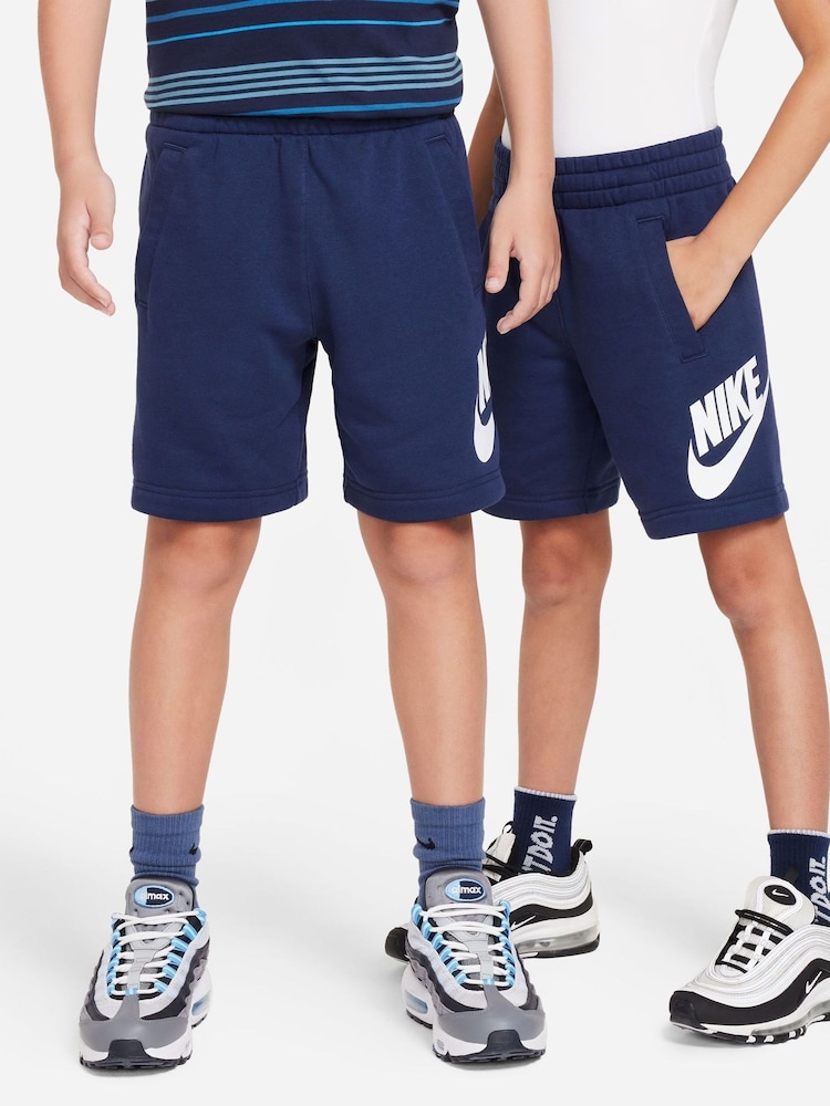 Nike Dark Grey Heather Club Fleece French Terry Shorts - Image 2 of 7