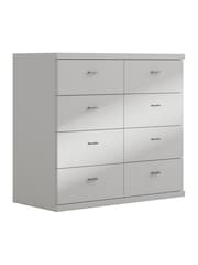Wiemann Peyton Grey 8 Drawer Glass Chest - Image 3 of 4