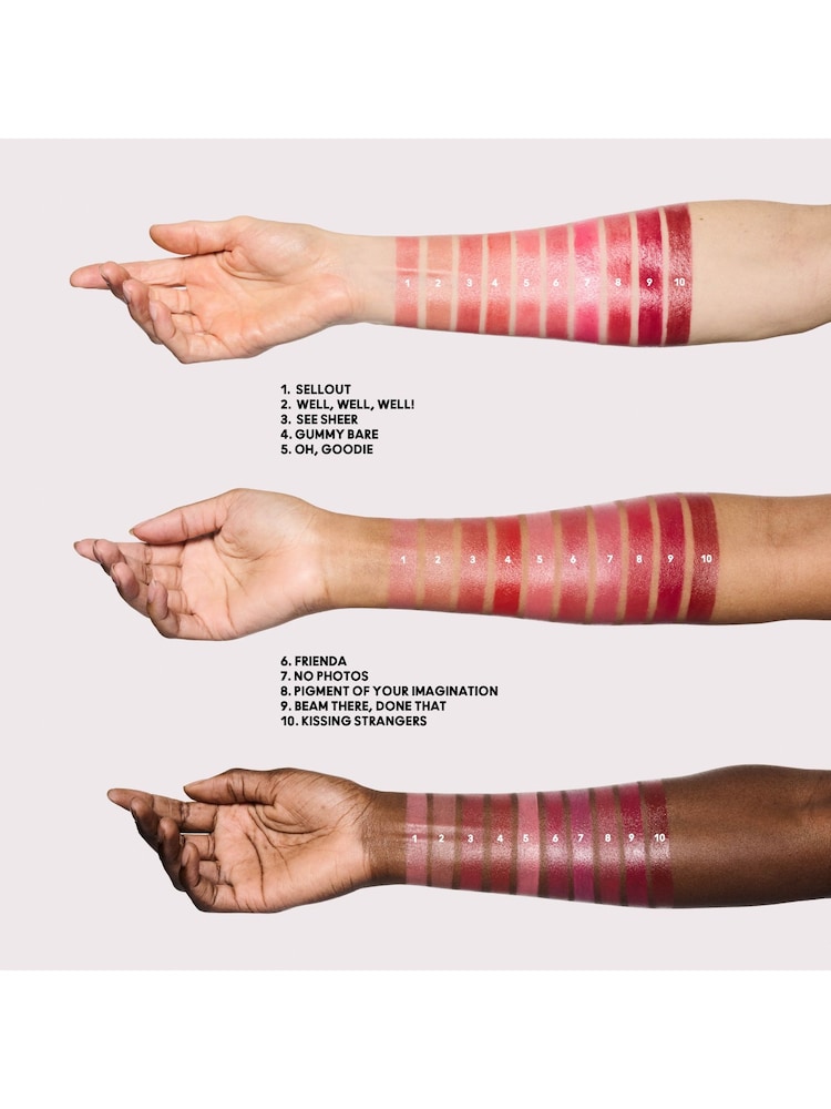 MAC Kissing Strangers Lustreglass Sheer-Shine Lipstick - Image 2 of 8