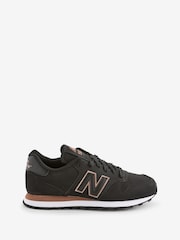 New Balance Black 500 Trainers - Image 1 of 6