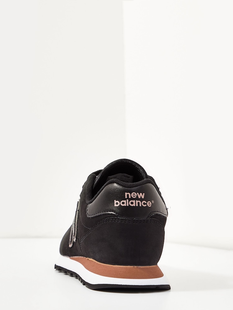 New Balance Black 500 Trainers - Image 2 of 6