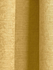 Enhanced Living Yellow Matrix Ready Made Blackout Pencil Pleat Curtains - Image 3 of 5
