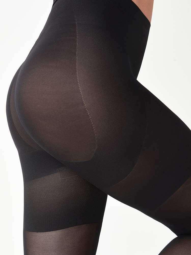 60 Denier Bum Tum and Thigh Shaping Tights 1 Pack - Image 3 of 4