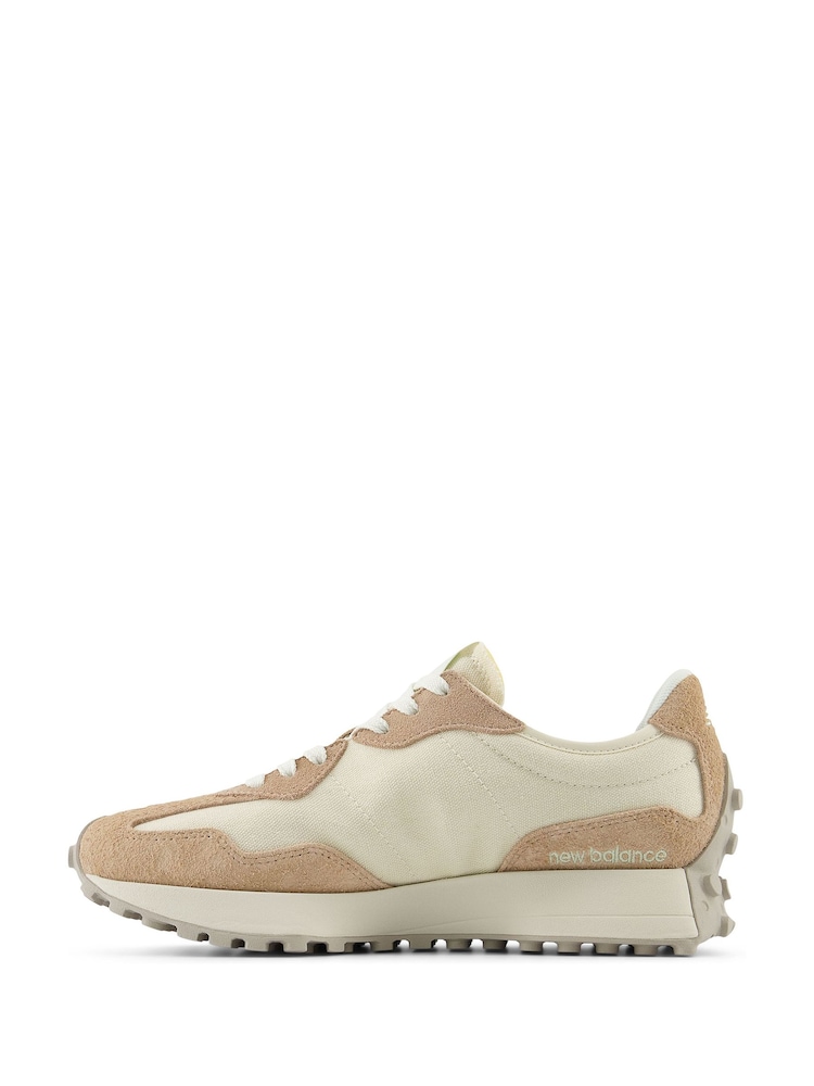 New Balance Off White Womens 327 Trainers - Image 4 of 8