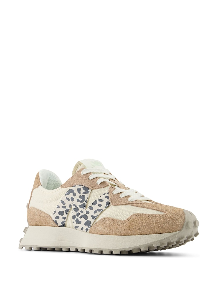 New Balance Off White Womens 327 Trainers - Image 5 of 8